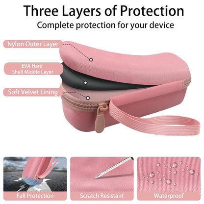 For Medicube Booster Pro 6-In-1 Beauty Massager Hard Protective Case, Pink