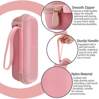 For Medicube Booster Pro 6-In-1 Beauty Massager Hard Protective Case, Pink